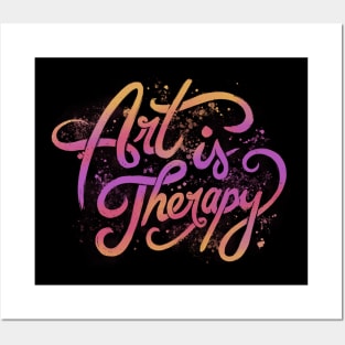 Art Is Therapy by Tobe Fonseca Posters and Art